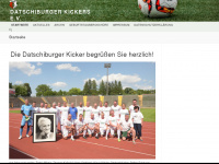 datschiburger-kickers.de Webseite Vorschau