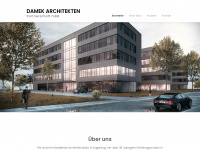 damek-architekten.de Webseite Vorschau