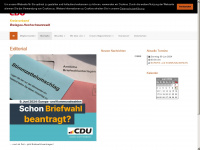 cdu-bhs.de Webseite Vorschau