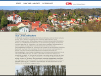 cdu-buckow.com Webseite Vorschau