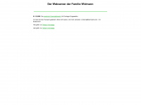 widmann.net Webseite Vorschau