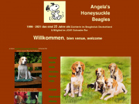 angelas-honeysuckle-beagles.de Webseite Vorschau