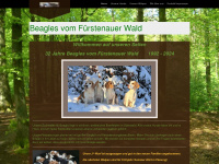 beagles-vom-fuerstenauer-wald.de Webseite Vorschau