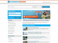 expedientenreisen.net Webseite Vorschau