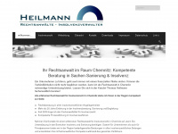 heilmann.li Webseite Vorschau