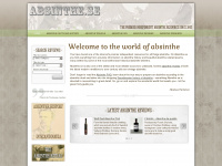 absinthe.se Webseite Vorschau