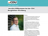 cdu-burgstetten.de Webseite Vorschau