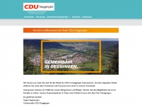 cdu-deggingen.de Webseite Vorschau