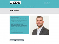 cdu-donzdorf.de Webseite Vorschau