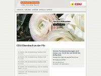 cdu-ebersbach.de Webseite Vorschau