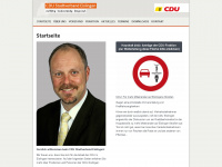cdu-eislingen.de Webseite Vorschau