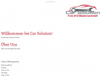 car-solution-sondershausen.de Webseite Vorschau