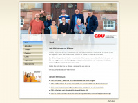 cdu-friedrichsthal.de Webseite Vorschau