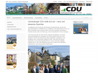 cdu-hachenburg.de Webseite Vorschau