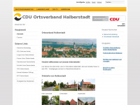 cdu-halberstadt.de Webseite Vorschau