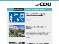 cdu-harheim.de Webseite Vorschau