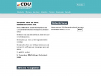 cdu-heiningen.de Webseite Vorschau