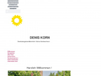 denis-korn.de Webseite Vorschau