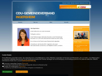 cdu-ingersheim.de Webseite Vorschau