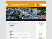 cdu-lichtenstein.de Webseite Vorschau