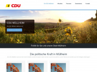 cdu-muellheim.de Webseite Vorschau
