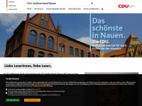 cdu-nauen.de Webseite Vorschau