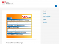 cdu-niederaula.de Webseite Vorschau