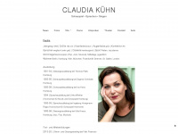 claudia-kuehn.com Webseite Vorschau
