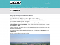 cdu-notzingen.de Webseite Vorschau