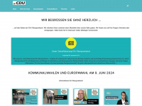cdu-obergrombach.de Webseite Vorschau