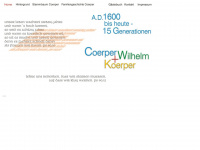 coerper-und-wilhelm.de Webseite Vorschau