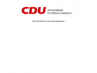 cdu-otterbach-sambach.de Webseite Vorschau