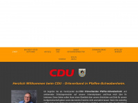 cdu-pfaffen-schwabenheim.de Webseite Vorschau