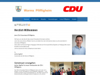 cdu-pfiffligheim.de Webseite Vorschau