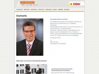 cdu-schlierbach.de Webseite Vorschau