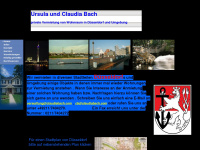 claudiabach.com Webseite Vorschau