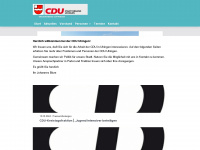 cdu-uhingen.de Webseite Vorschau