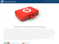 mmc-aerztevermittlung.de Webseite Vorschau
