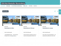 cdu-westufer.de Webseite Vorschau