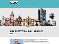 cdu-zehlendorf-mitte.de Webseite Vorschau