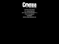 coffee-records.de Webseite Vorschau