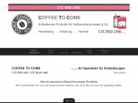 coffee-to-come.de Webseite Vorschau
