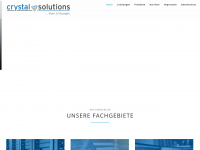crystalsolution.de Webseite Vorschau