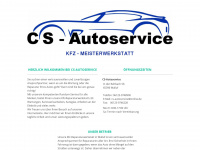 cs-autoservice.com Webseite Vorschau