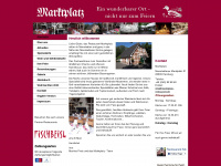 marktplatzrestaurant.de Webseite Vorschau