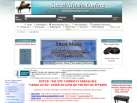 sheetmusic1.com Webseite Vorschau