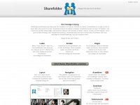 sharefolder.de Webseite Vorschau
