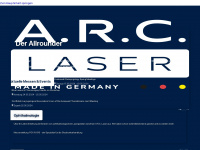arclaser.de Webseite Vorschau