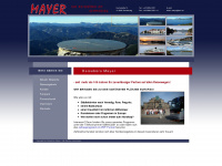 mayer-reisen.at Webseite Vorschau