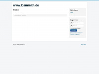 dammith.de Webseite Vorschau